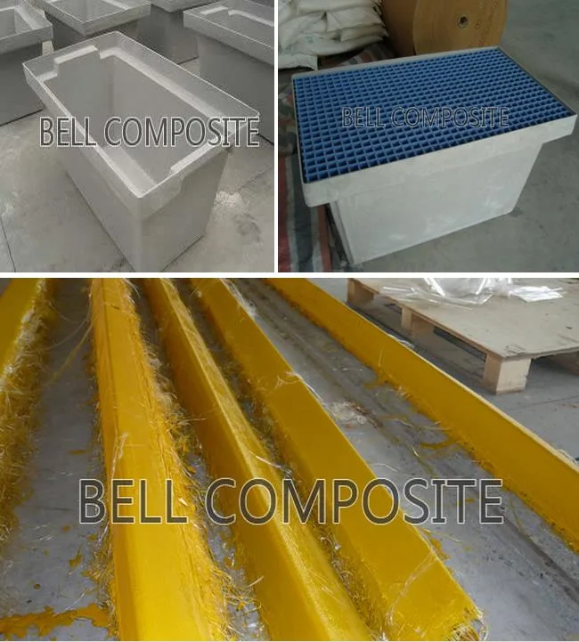 Bell Fiberglass Hand-Lay-up Products, FRP/GRP Grating