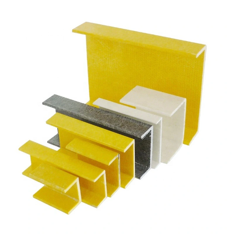 Building Construction Use Customized Pultruded FRP Fiberglass Profile Channel C