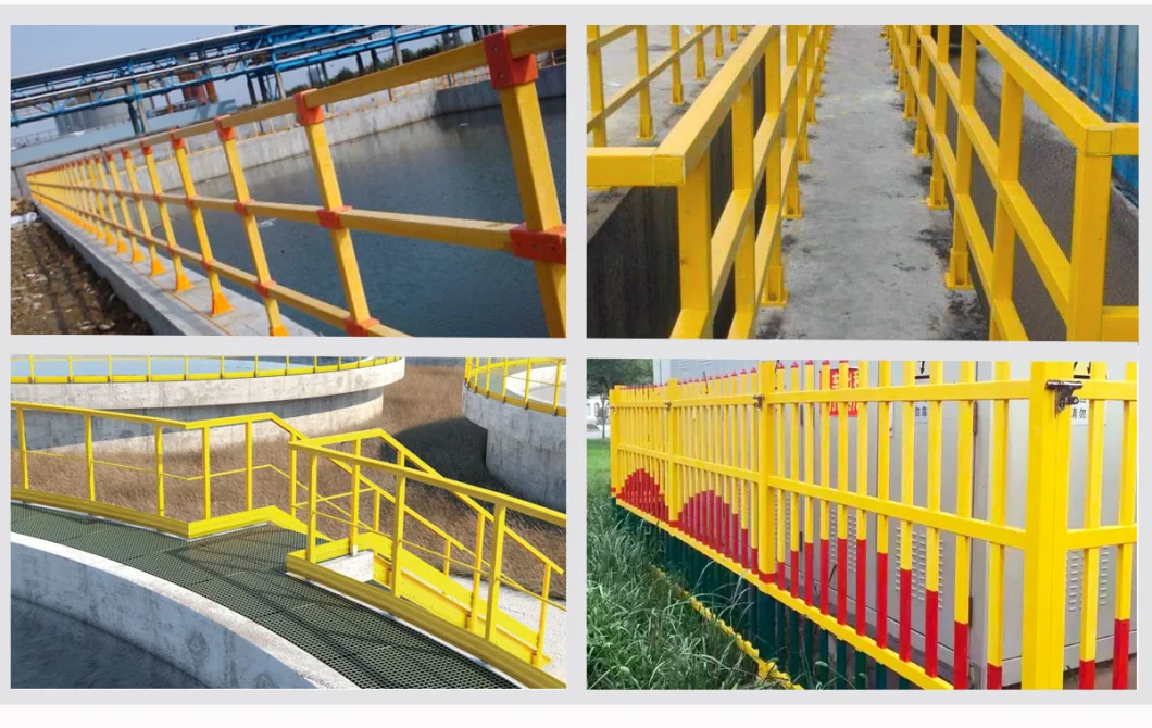 Customized FRP GRP Pultrusion Rectangles and Square Tube Fiberglass Profiles