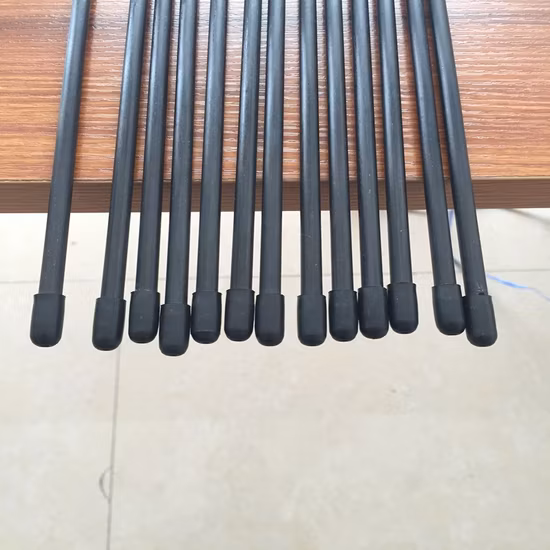 여행용 자동차 캠핑/해변/광고 텐트 용 Matel 파이프 튜브 캡이있는 6.9mm 7.9mm 고탄성 유리 섬유 막대 극